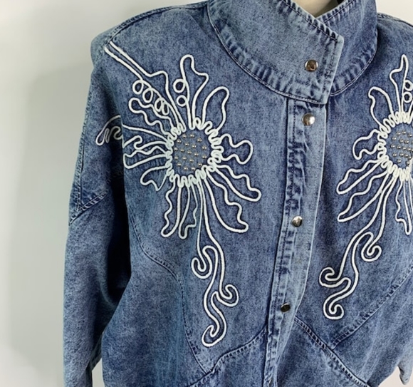 PADO VTG Oversize Denim Jacket M - Picture 1 of 8